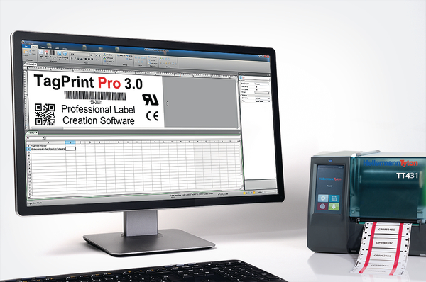 software de impresión de etiquetas Tagprint Pro 4.0 de HellermannTyton