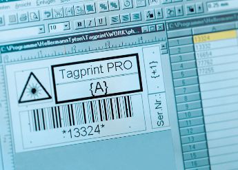 Identificación industrial con la impresión de etiquetas profesional