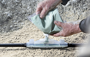 empalmes de cables de resina y empalmes de cables de gel RELICON