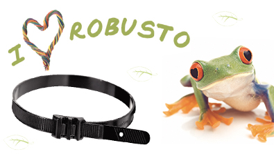Bridas Robusto: Bridas ecológicas de cabeza plana