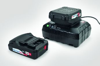 Las baterías Metabo CAS de 18 V se cargan rápidamente y son compatibles con muchas herramientas eléctricas profesionales