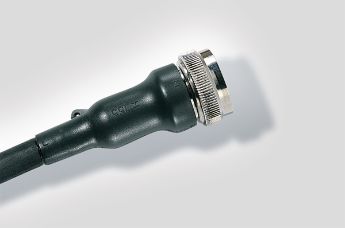 Conexión de tubo termorretráctil para adaptadores circulares ranurados