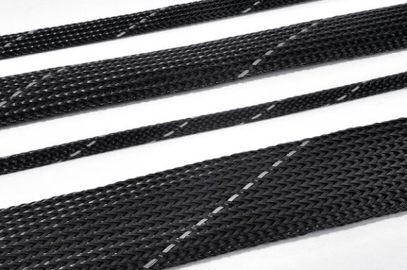 HEGPV0 fundas trenzadas para cables de poliéster y no inflamables