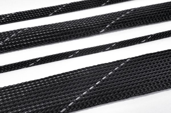 HEGPV0 fundas trenzadas para cables de poliéster y no inflamables