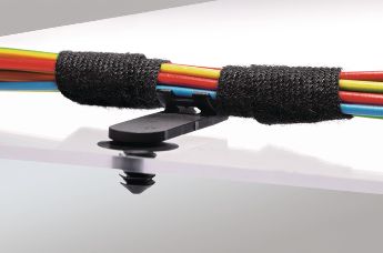 Clips de agrupamiento que proporcionan estabilidad a los mazos de cables y cables largos