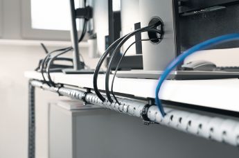 panel acceso vistazo Cintas helicoidales, fundas espirales, espiral para cables | HellermannTyton
