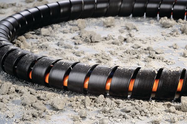 cintas helicoidales resistentes a la abrasión y al impacto para agricultura y maquinaria de construcción