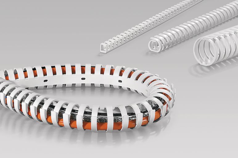 HelaDuct Flex: canaleta de cables flexible para instalación de cables