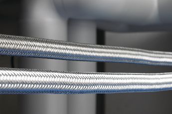 conductos metálicos para proteger cables con revestimiento de plástico y malla de acero tipo pcsb hellermanntyton