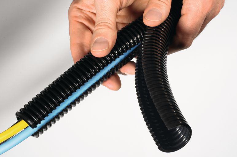 Tubo no metálico de doble ranura HG-DC