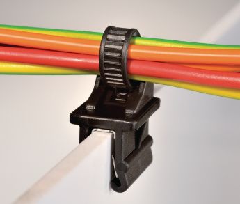 Abrazadera de cable con fijación a perfil EdgeClip