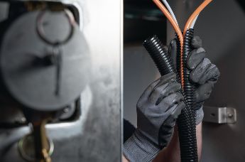 HelaGuard HG-DC los tubos corrugados son ideales para los cables preinstalados