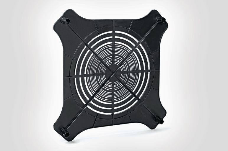 placa de protección para montaje de focos downlight SpotClip Plate HellermannTyton