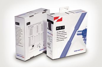 Tubos termoretráctiles en mini cajas dispensadoras minihis de HellermannTyton