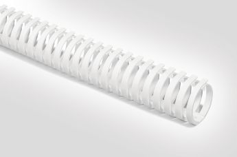 Canal flexible blanco para cables