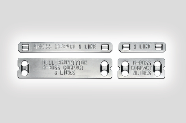 Marcadores compactos M-BOSS: una de las muchas soluciones de identificación de cables para aplicaciones especiales.