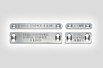 Marcadores compactos M-BOSS: una de las muchas soluciones de identificación de cables para aplicaciones especiales.