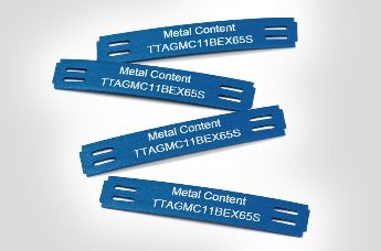 Placas de identificación metálicas detectables para haces de cables