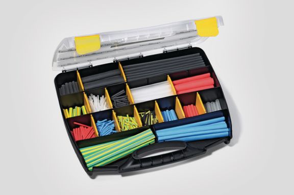 Kit de montaje HellermannTyton para diferentes tamaños de tubo termorretráctil