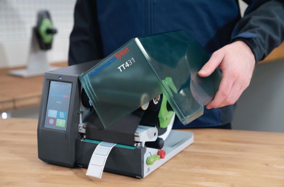 impresora de transferencia térmica TT431 de HellermannTyton