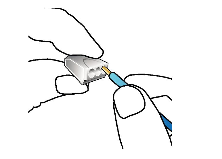 cómo utilizar conectores eléctricos para cables HelaCon Easy