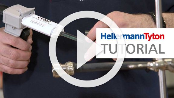 Fácil uso de adhesivo expoxy con productos termoretráctiles de HellermannTyton