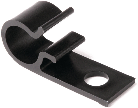 Los soportes para cables de la serie D-Clip ahorran tiempo y costes porque el cable simplemente se presiona sobre el soporte