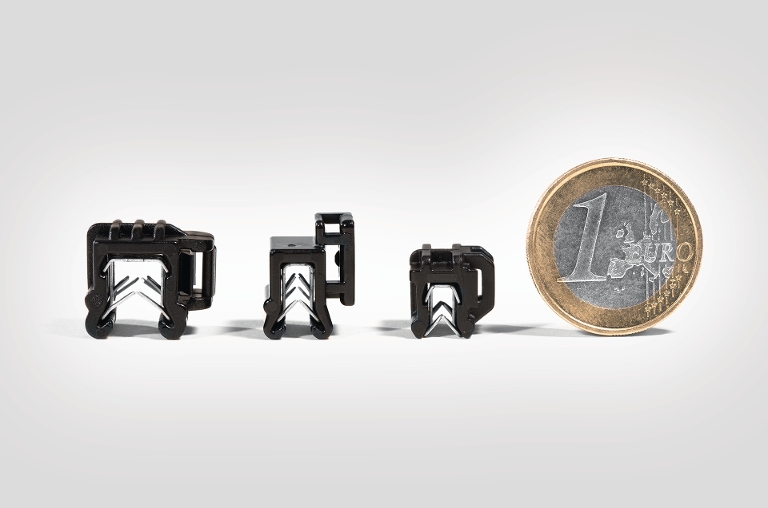 bridas para cables con clip para sujeción a perfil de HellermannTyton