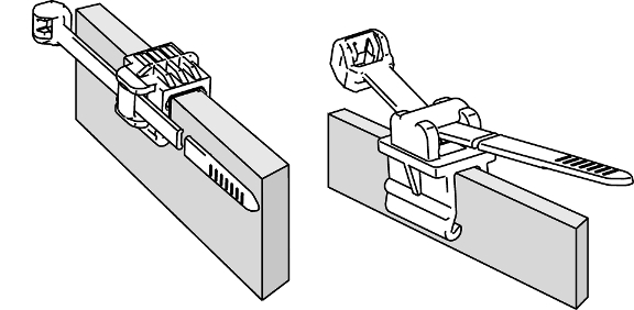 Bridas para cables con información CAD HellermannTyton