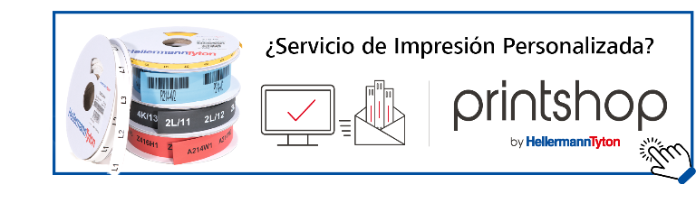 soluciones de identificación de cables impresas por el servicio de impresión PrintShop de HellermannTyton