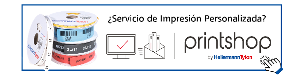 soluciones de identificación de cables impresas por el servicio de impresión PrintShop de HellermannTyton