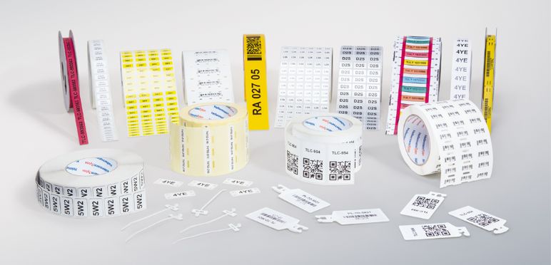 soluciones de identificación de cables impresas por el servicio de impresión PrintShop de HellermannTyton