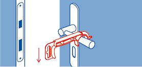 llave abrepuertas para apertura de puertas sin tocar - HellermannTyton